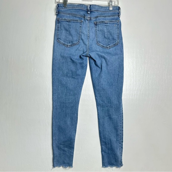 Rag & Bone Jeans Women Size 26 Cate Mid Rise Skinny Valley line Blue Denim - Picture 6 of 12